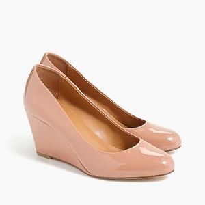 J.Crew Patent Wedges